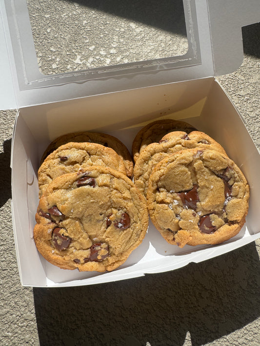 6ct Chocolate Chip Cookie Box